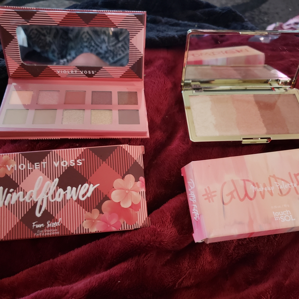 Violet Voss Windflower Eyeshadow Palette - Pink, Gold, and Brown